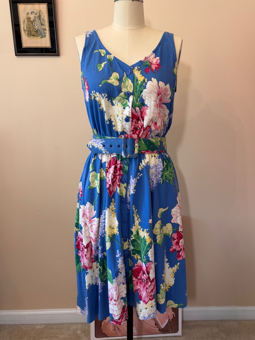 Vintage floral dress